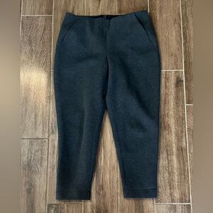 COS Tapered Ankle Pants Sz Small Gray Pockets Wide Elastic Waistband Cotton
